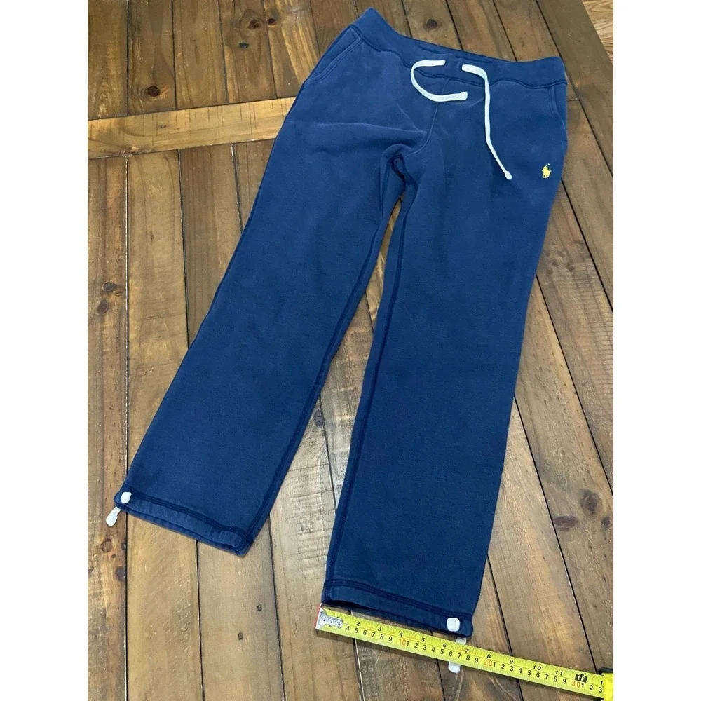 Polo Ralph Lauren Cinch Hem Sweatpants Navy Blue Men's Size M Fleece Pants